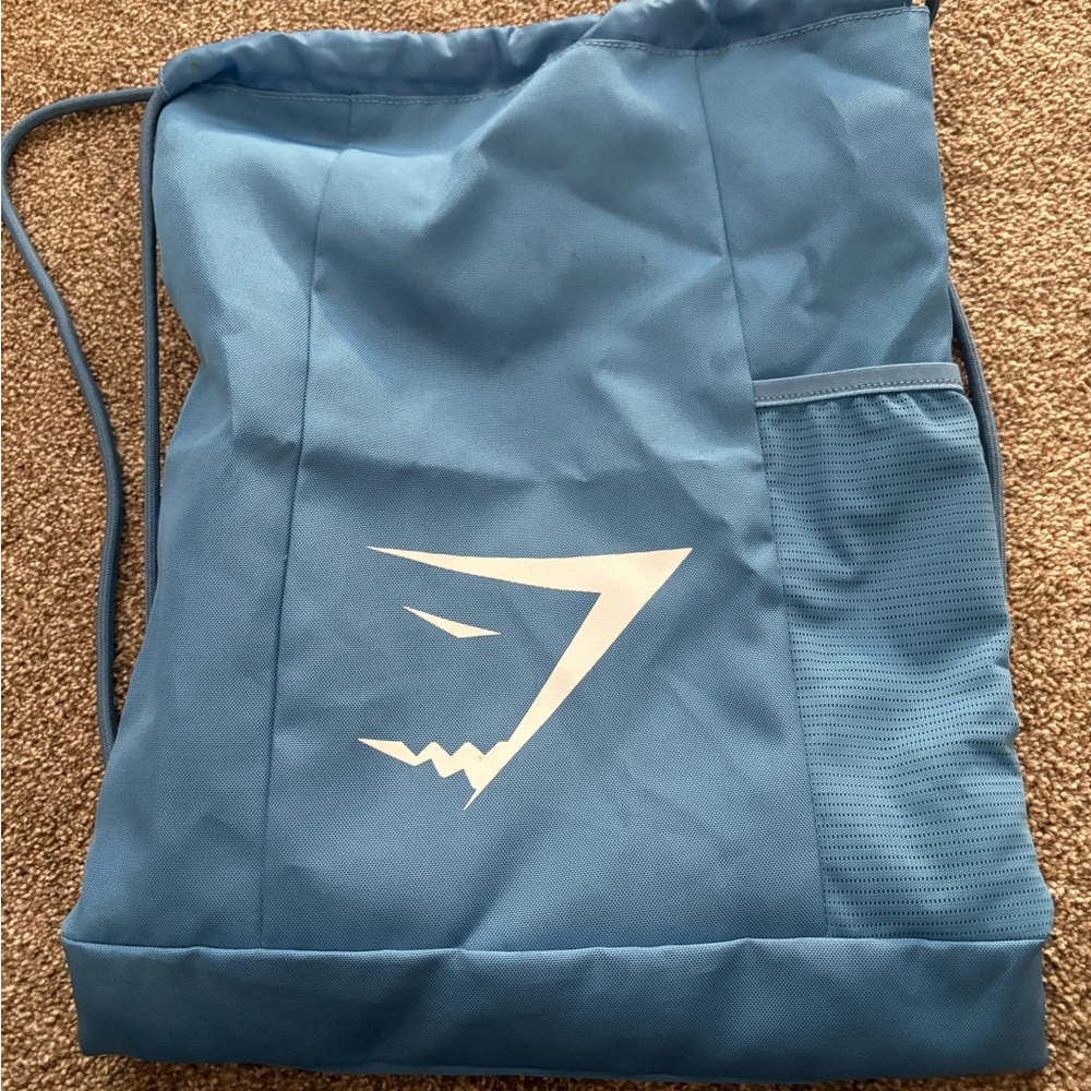 Gymshark Blue Drawstring Bag